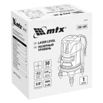 MTX Уровень лазерный CRX-30R 30м красный луч батарейки резьба 5/8"