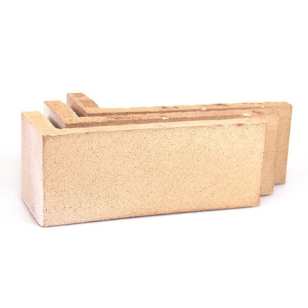 Плитка клинкерная под кирпич угловая Terramatic Plato Space AC 6104, 185х60х71х14 мм