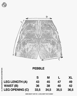 PEBBLE v2 shorts