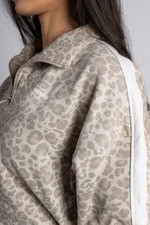 Свитшот Half-Zip Leopard Sweatshirt PRIMAL 866 Кремовый леопард