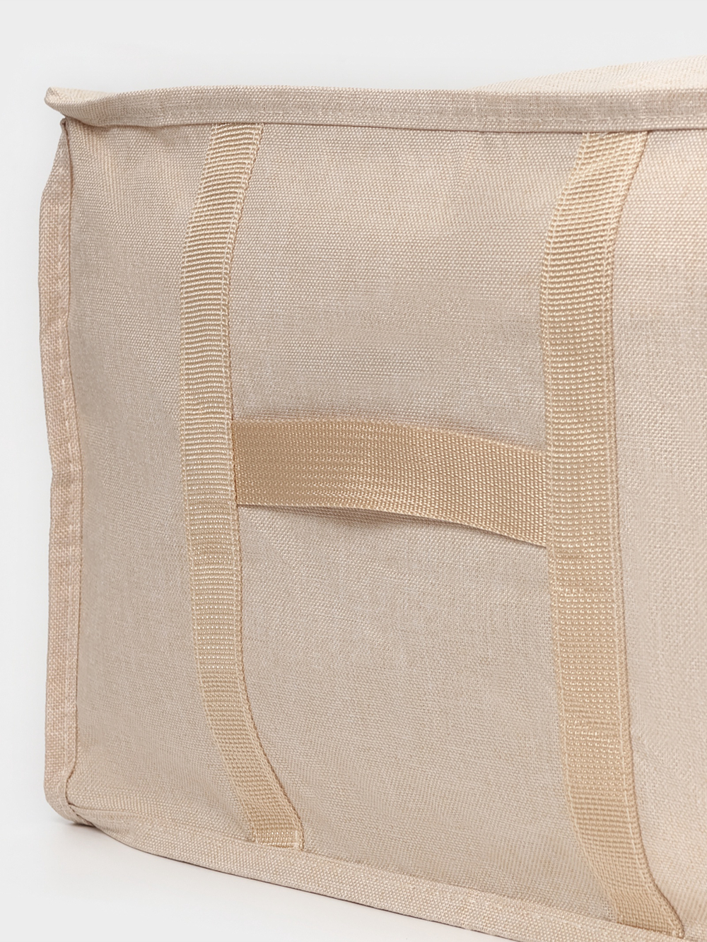 Корф для хранения вещей, размеры 60х40х22 см,набор 2шт. цвет бежевый,материал батист