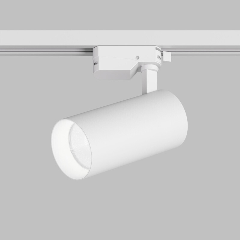 DK6454-WH Трековый светильник SOLID KOPER, 145мм, d70, 220V, LED 4000K, 24W, IP20, белый, алюминий