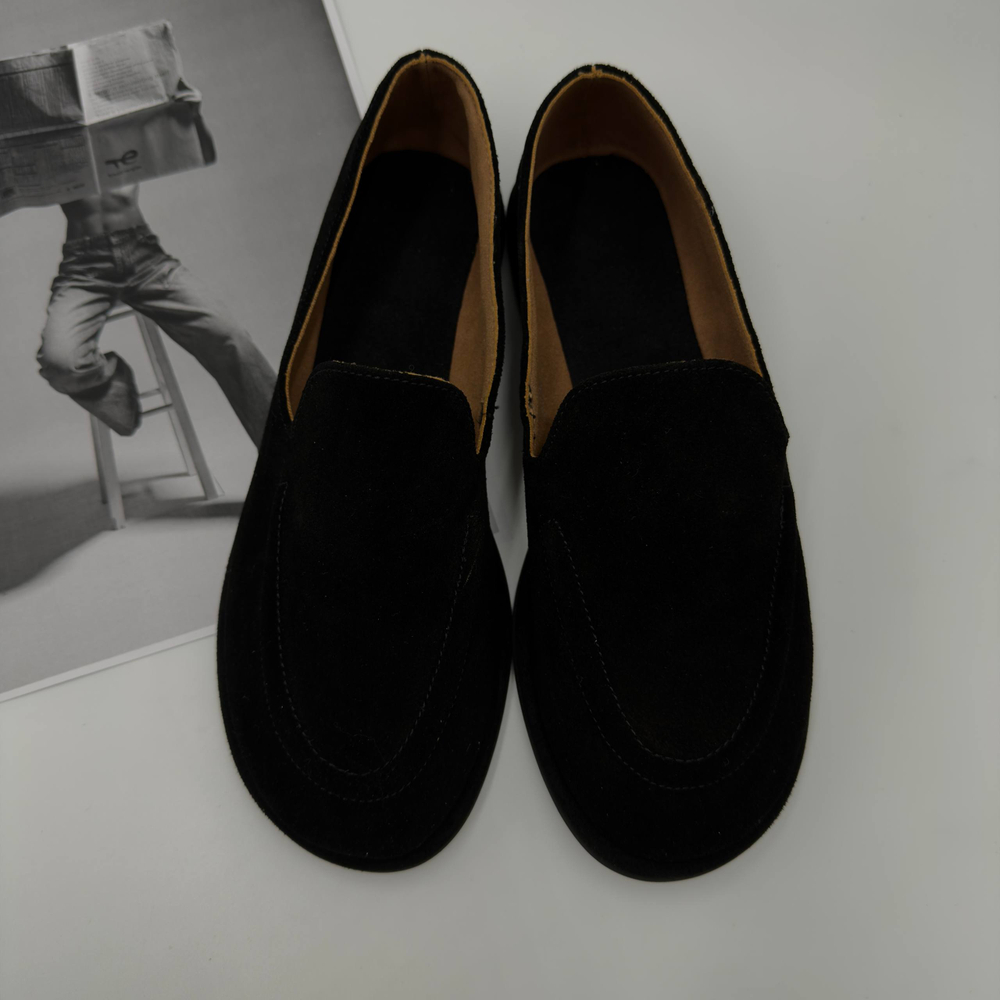 Туфли женские натуральная кожа артикул 6183-1 цвет "чёрный"