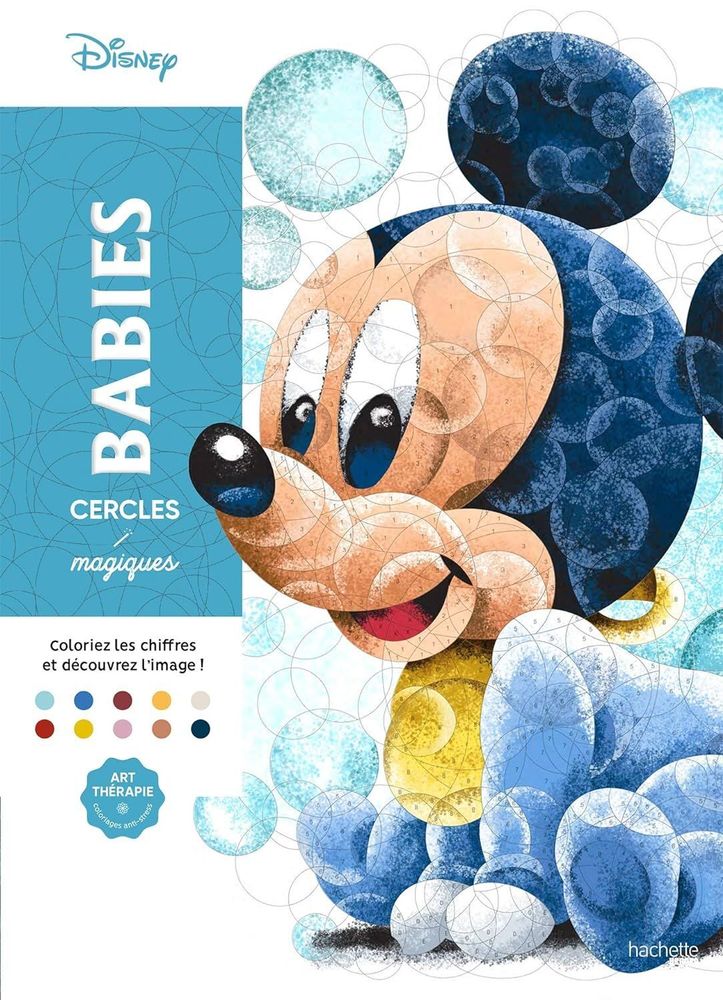 Раскраска по номерам Coloriages mysteres Disney - Babies, 128стр. - 2017076708