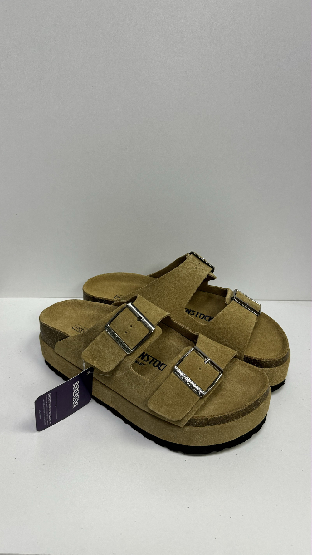 Сабо Birkenstock на утолщенной подошве