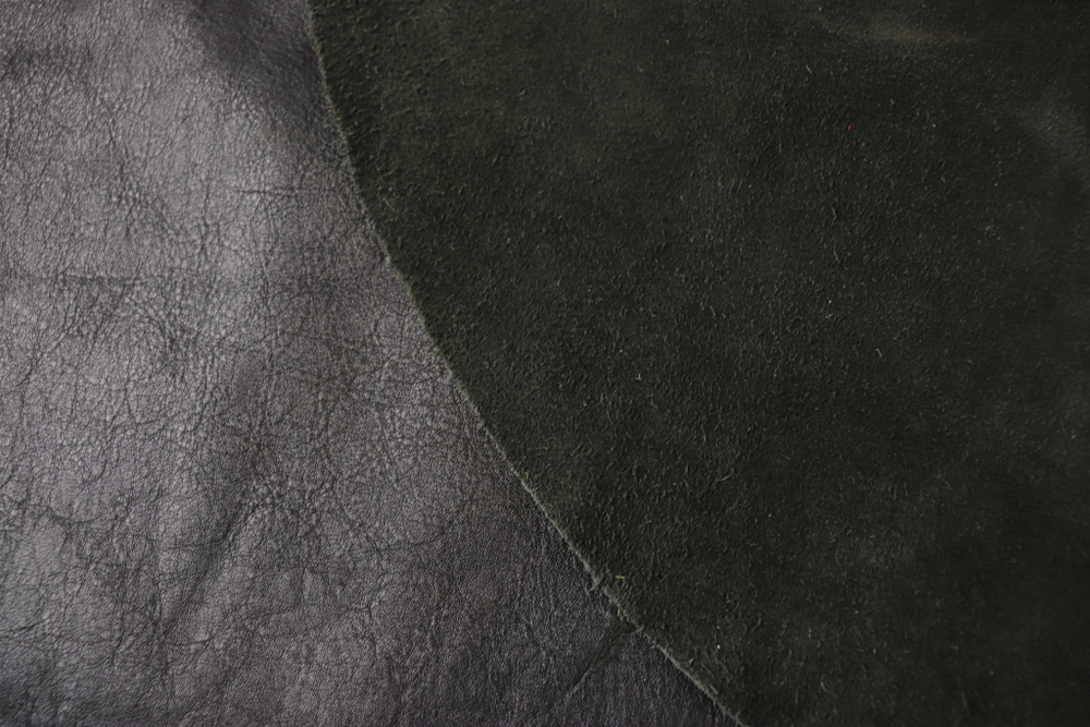 1,2-1,4 кожа подкладочная лицевая чёрная 166 дм² (КЛ)