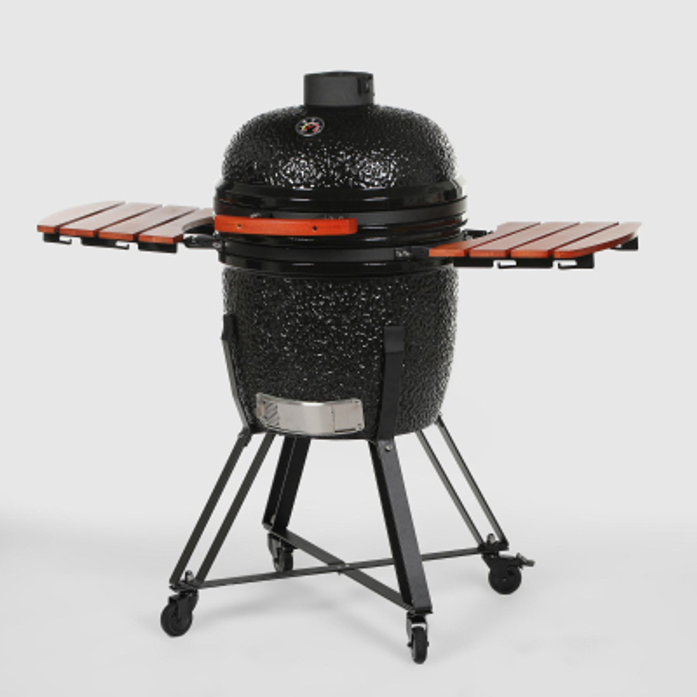 Барбекю гриль керамический Steel Egg BBQ 127x75x115 см