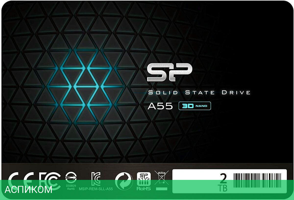 SSD диск Silicon-Power Ace A55 2TB (SP002TBSS3A55S25)