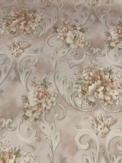 Обои АРТ 1,06х100 букет персик W998216