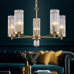 Люстра Rivoli   2074-305 5 х Е14 40 Вт классика