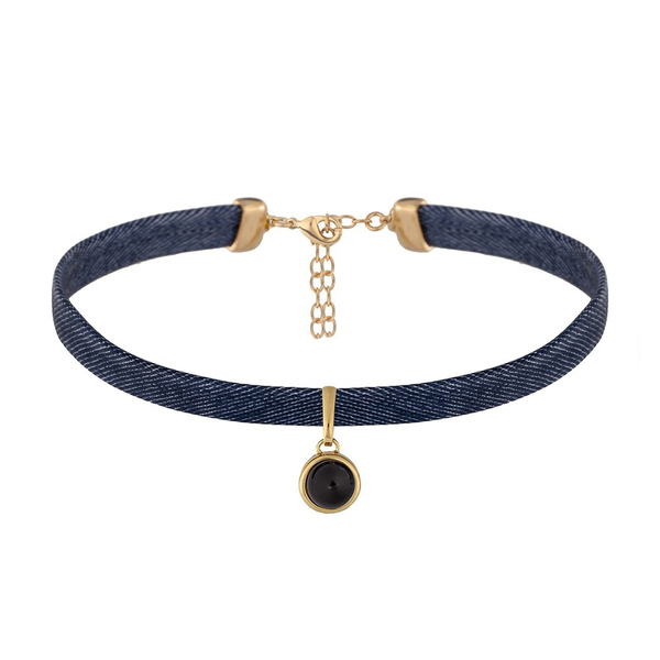 Чокер Possebon Black Agate B0113.4 BW/G