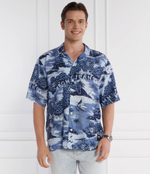 Рубашка HAWAIIAN CAMP Tommy Jeans - темно-синий(DM0DM18950)