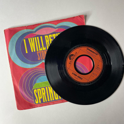 Винтажная виниловая пластинка 7 дюймов (маленькая пластинка) Springwater I Will Return (Германия 1971)