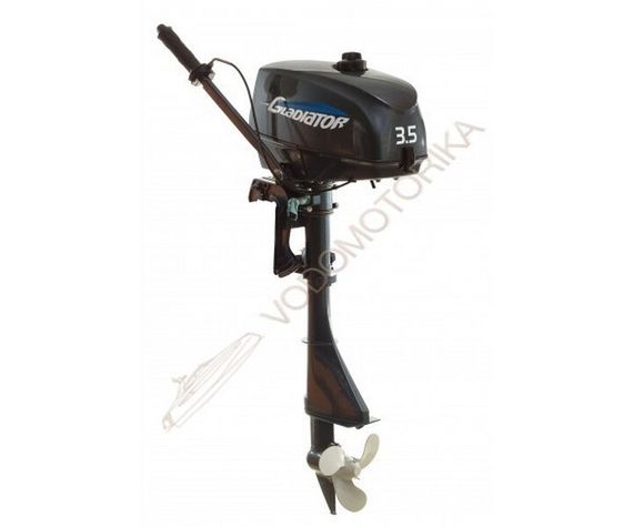 Лодочный мотор GLADIATOR G3.5FHCS 3.5 л.с. двухтактный
