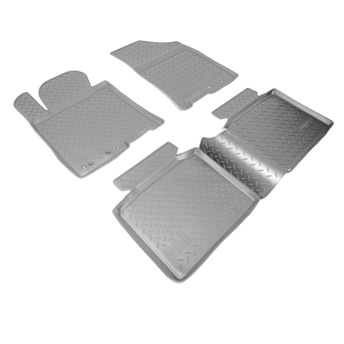 Ковры в салон Norplast/Unidec для Hyundai i40 в кузове VF (2011-)Полиуретан,Серый, арт.NPL-Po-31-19-G