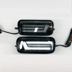 Подфарники Нива 4х4/Легенд с ДХО и бегущим п/поворота