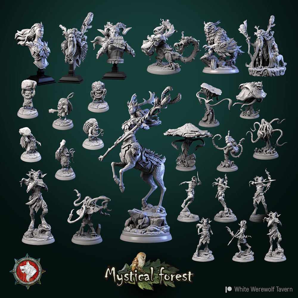 110White Werewolf Tavern миниатюра для dnd, днд, pathfinder, фентези, Настольная игра, НРИ, Варгейм, РПГ