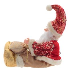 GAEM Дед Мороз (муз , движ), L18 W18 H46 см