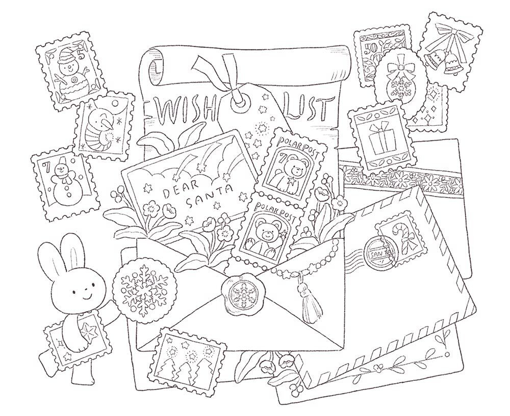 [Vol.4] Rabbit's Fairy Tale Fantasy. Coloring Book