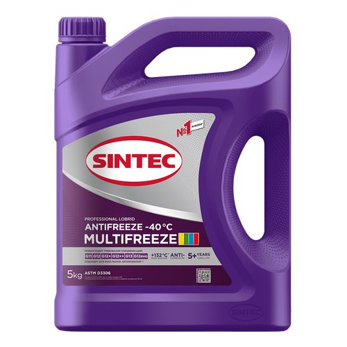 Антифриз SINTEC MULTIFREEZE 5л.