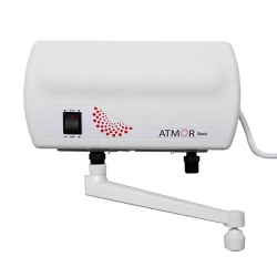 Водонагреватель электрический проточный Atmor Basic 3,5 KW TAP (кран)