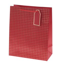 GAEM Пакет подарочный M (бумага 210г/м2, блок 12шт), L26 W12 H32 см, 14в.