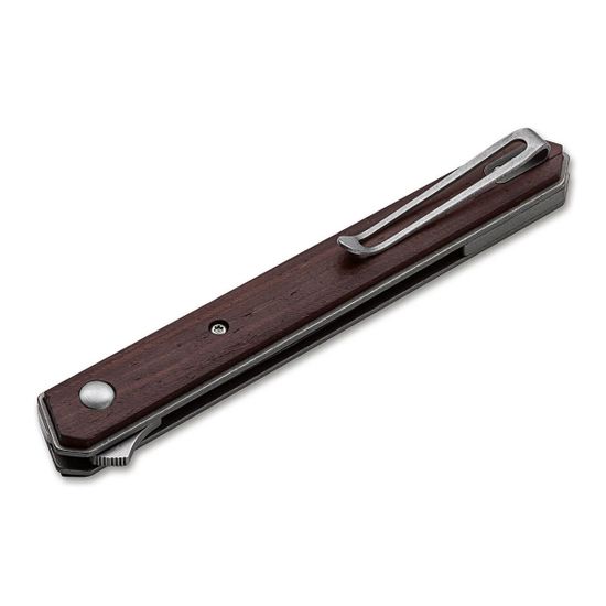 Складной нож Boker 01BO168 Kwaiken Air Cocobolo c клинком из стали VG-10, рукоять дерево (Кокоболо) / Stainless Steel