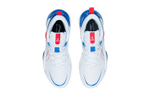 Big Boy Lining Li Ning Sonic 10 V1 wear-resistant breathable mid-top basketball shoes white and blue