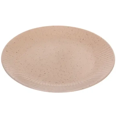 Тарелка керамическая 27,5см «Бисквит» кремовая