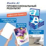 Бумага офисная МАЛОГО ФОРМАТА (148×210), А5, 80 г/м2, 500 л., марка А+, DOUBLE A, ЭВКАЛИПТ, Таиланд.