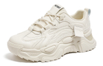 RENBEN Low top Chunky Sneakers Women"s Beige