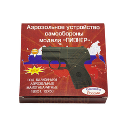 Устройство самозащиты аэрозольное А+А Пионер с ЛЦУ, патрон БАМ 18х51