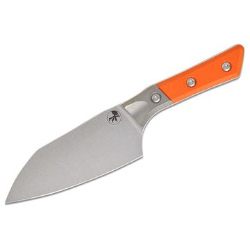 Нож кухонный Microtech Santoku 3200B-10EM  с клинком из стали M390MK, рукоять G10 / Titan