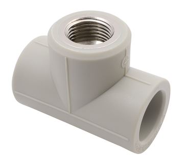 Тройник комбинированный FV Plast 25х1/2" ВР с внутренней резьбой полипропиленовый (222026)