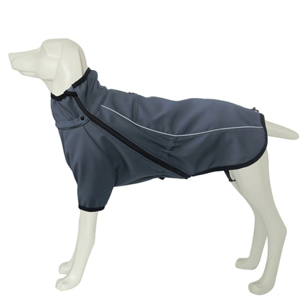 Попона утепленная со светоотражающей полоской Triol "Fitness" OUTDOOR 3XL серый 50 см