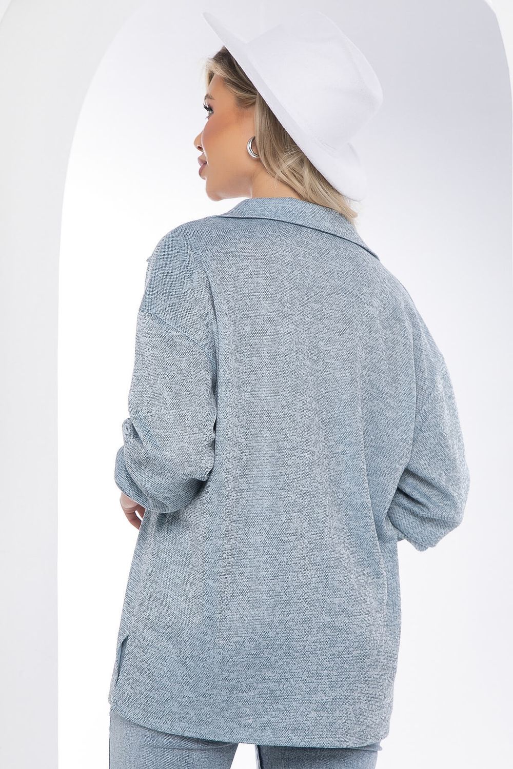 Джемпер "Эссен" (серо-голубой) Б8448 LT Collection