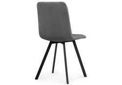 Обеденная группа Эделин темно-серый / дуб вотан / черный матовый