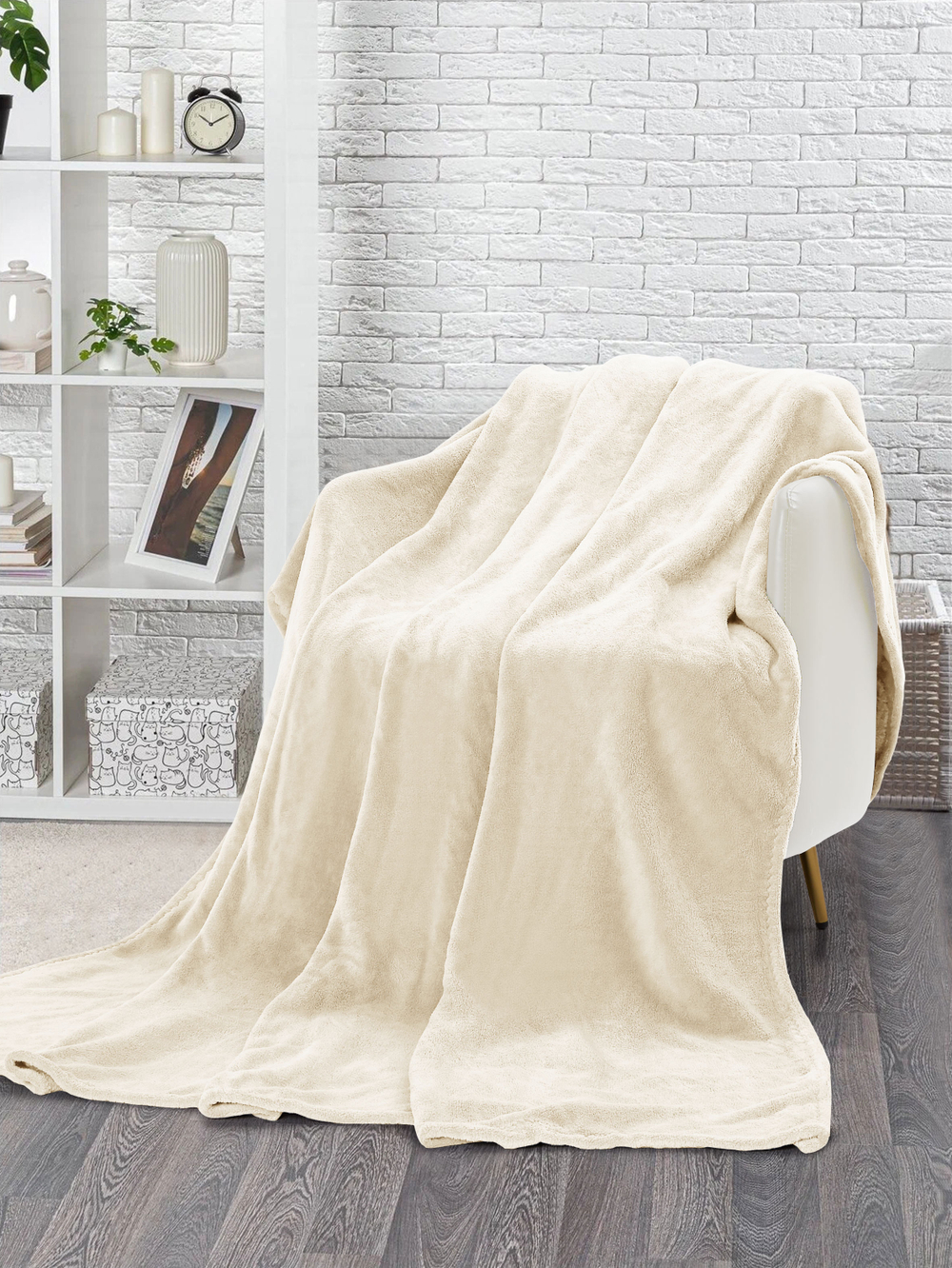 Плед велсофт 240х200 "ПВ17" (300гр/м2)