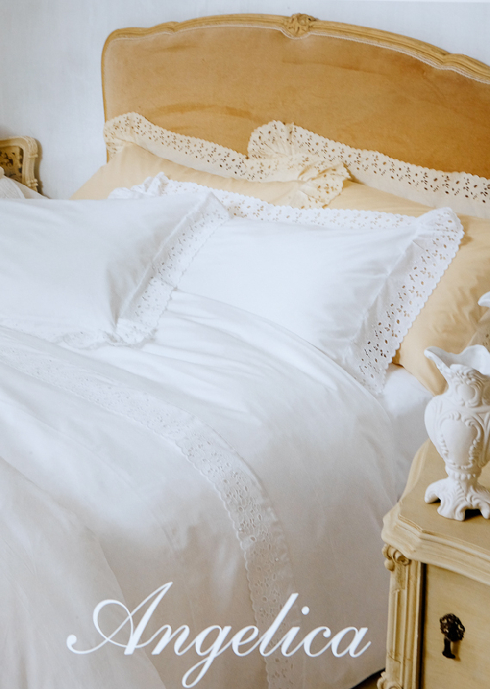 Постельное белье 2 спальное евро макси Svad Dondi Angelica Bianco