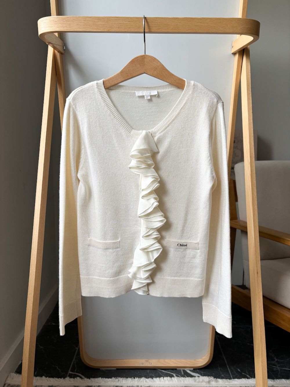 Кардиган Chloe из шерсти, вискозы и хлопка, 128