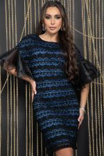 Платье Звездное волшебство (черно-синее) П11697 LT Collection