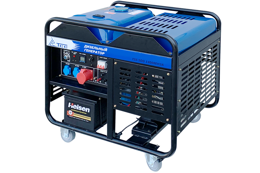 Дизельный генератор (12 кВт) TSS SDG 14000EH3A