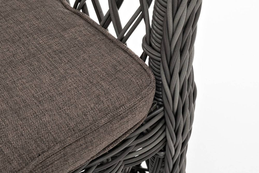 "Сицилия" плетеный стул из искусственного ротанга, цвет графит