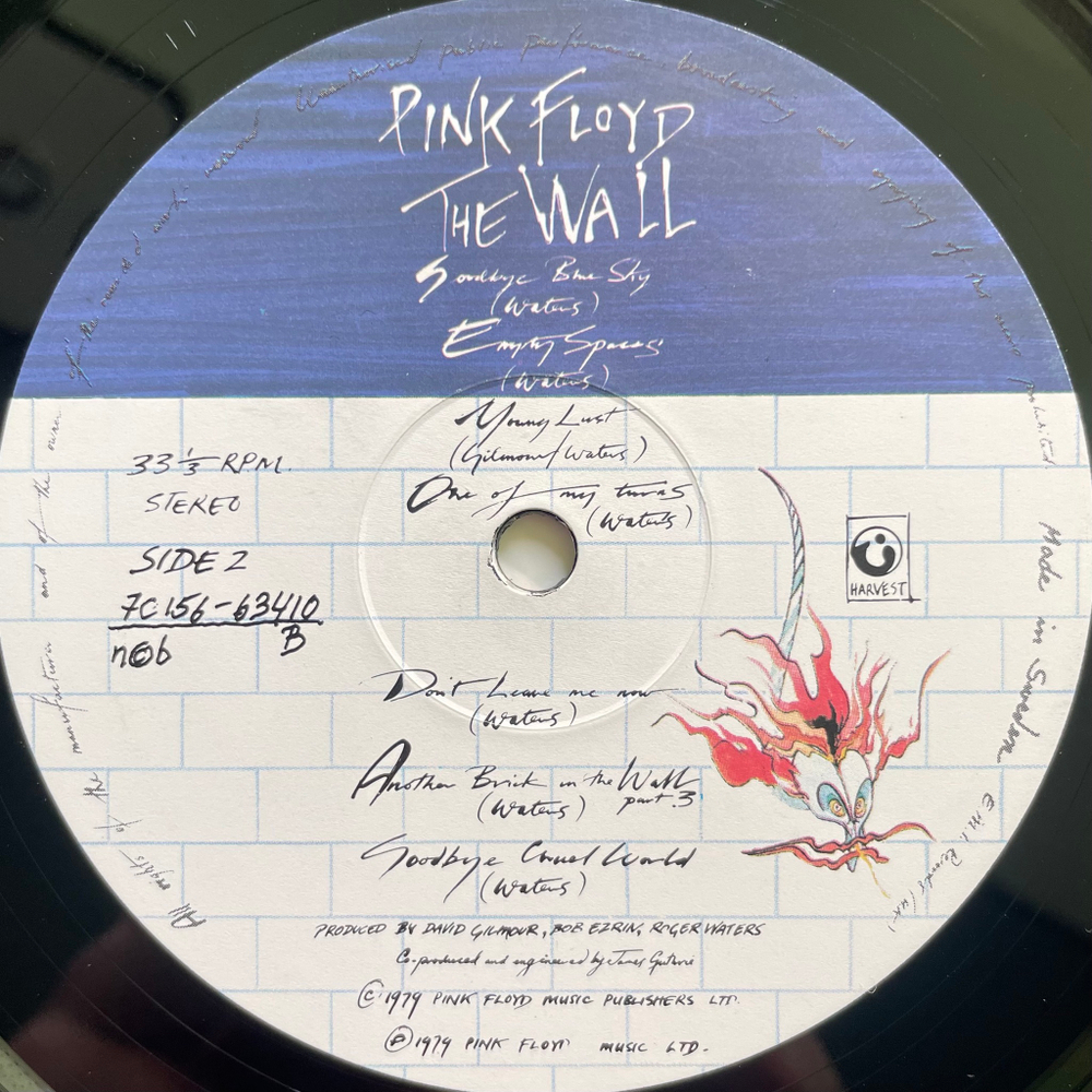 Pink Floyd - The Wall 2LP (Швеция 1979г.)