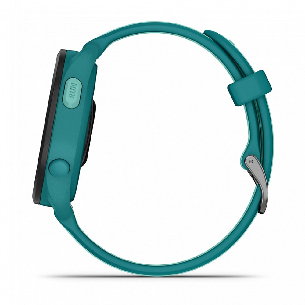 Умные часы Garmin Forerunner 165 Music 43 мм, изумрудный (Turquoise/Aqua)