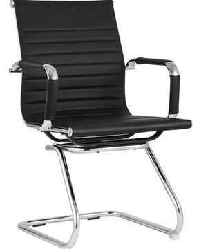 Кресло для посетителей TopChairs Visit черное
