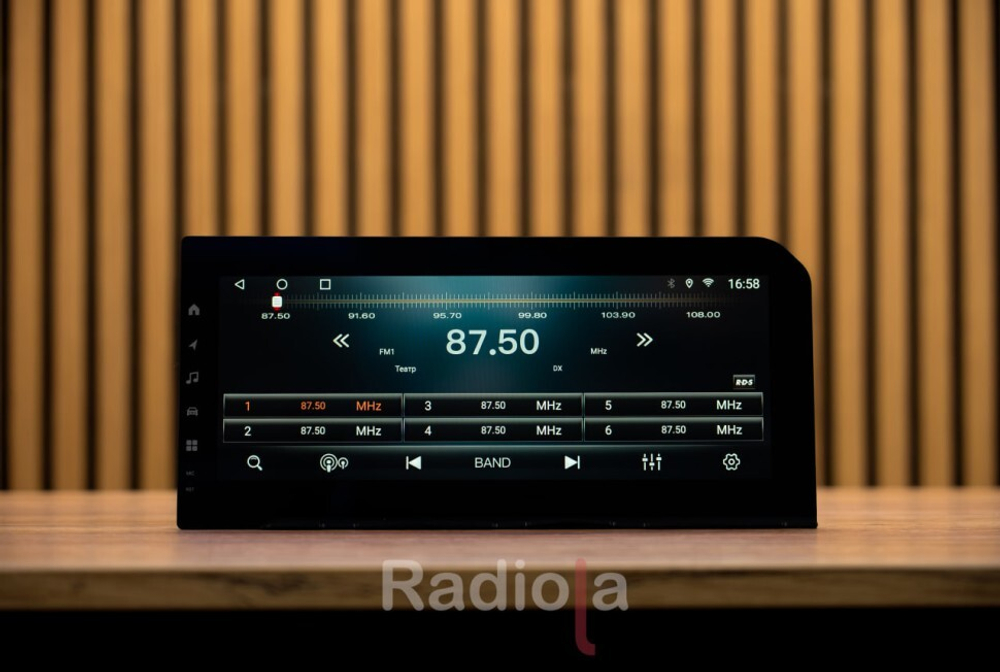 Магнитола Toyota Land Cruiser Prado 250 2023+ (маленький экран) - Radiola RDL-LC250-Low монитор 12.3" на Android 14, 8Гб+128Гб, CarPlay, 4G SIM-слот