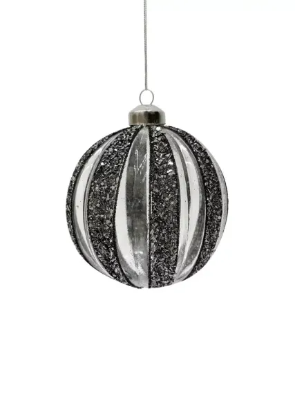 Набор стеклянных шаров Чародейка 100 мм., 6 шт., Christmas DeLuxe (13135)