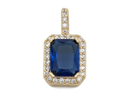 Подвеска-кулон "Сапфир", 16,5мм