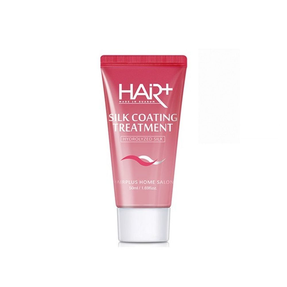 Hair Plus Silk Coating Treatment мини-укрепляющий бальзам для блеска волос